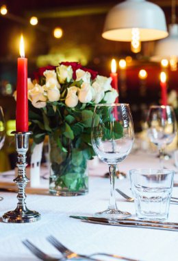 Düğün masa süslü