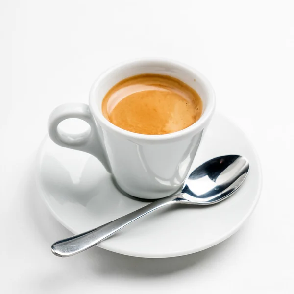 Tasse heißen Kaffee — Stockfoto