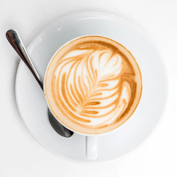 Tasse heißen Kaffee — Stockfoto