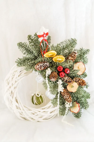 Hausgemachte Weihnachtsdekoration — Stockfoto