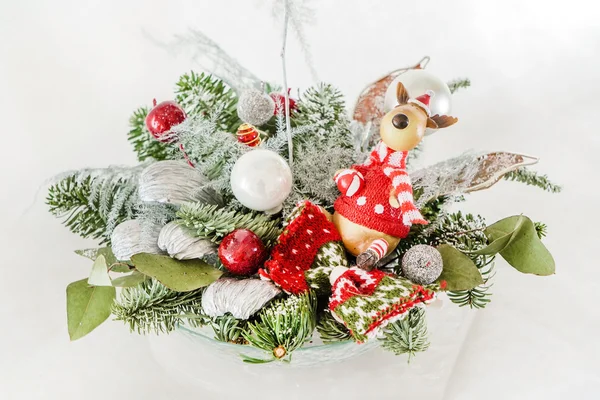 Zelfgemaakte decoratie van Kerstmis — Stockfoto