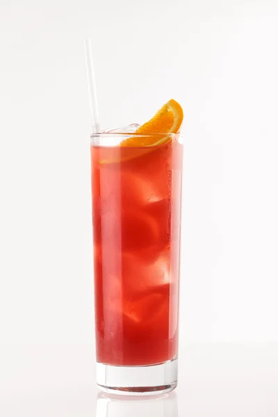 Glass of colorful cocktail — Stock Photo, Image