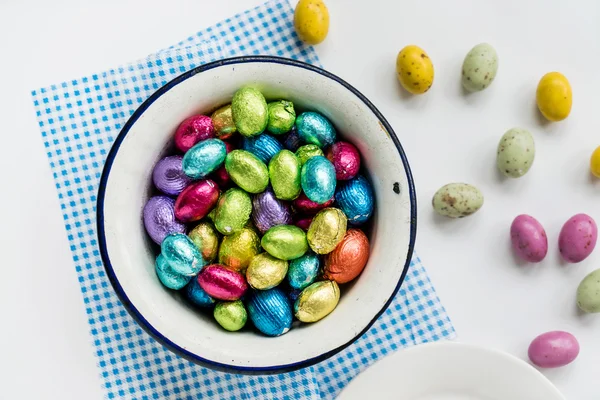 Ovos de Páscoa coloridos — Fotografia de Stock