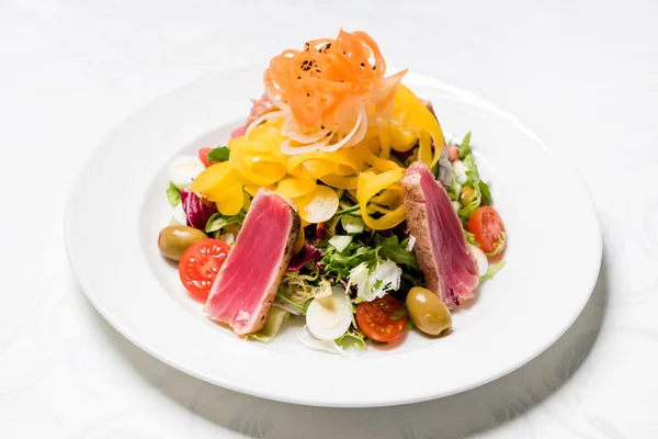 Plate of tasty salad — Stock Photo, Image