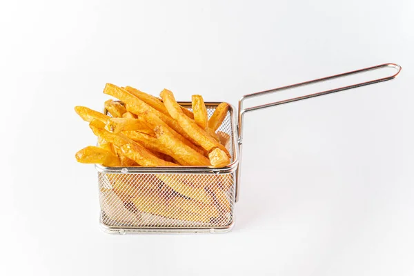 Pommes Frites Korgen — Stockfoto