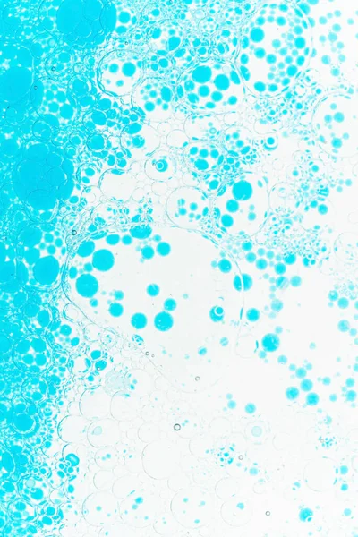 Beautiful Blue Abstract Background Mixied Water Oil — Stock Photo, Image