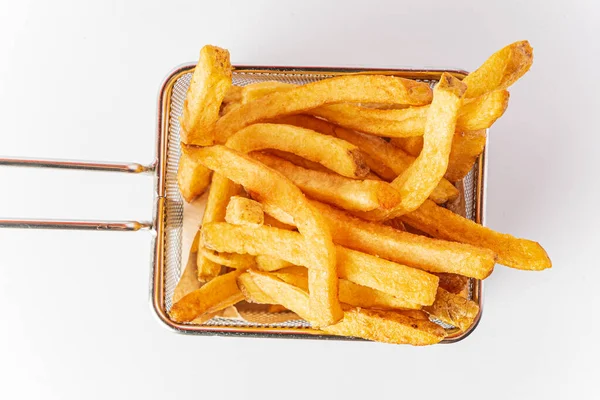 Pommes Frites Korgen — Stockfoto