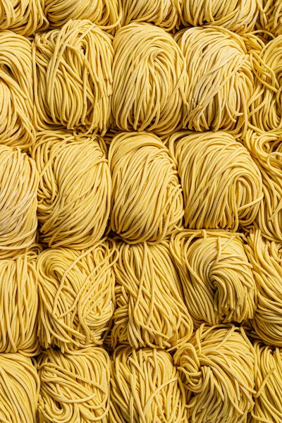 Fideos Crudos Caseros Para Ramen —  Fotos de Stock