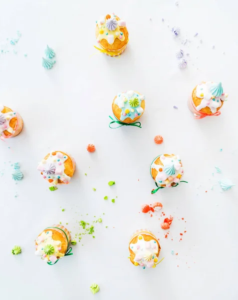Easter Cupcakes Close — Stock Photo, Image