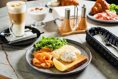 Kafede nefis bir kahvaltı.