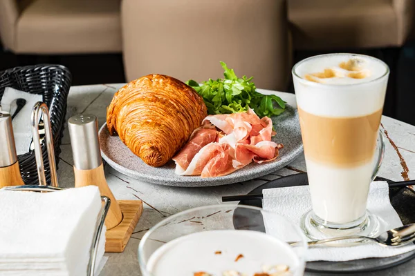 Вкусный Завтрак Кафе — стоковое фото