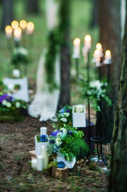 Ormanda düğün süsü