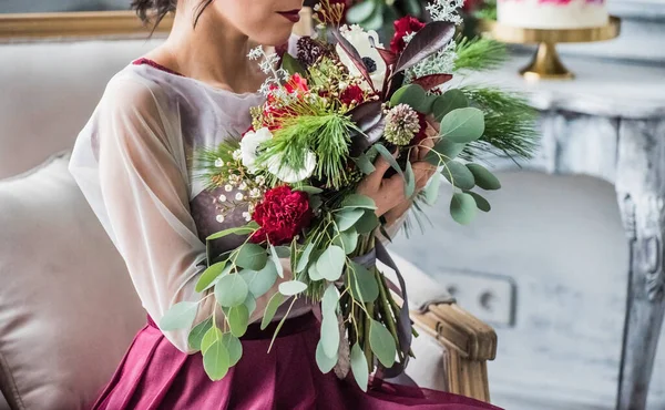 Hochzeitsblumen Aus Nächster Nähe — Stockfoto