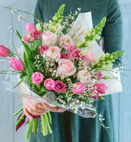 nice bouquet in the hands