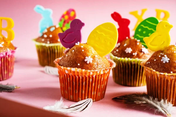 Various Spring Easter Cakes — Stock Photo, Image