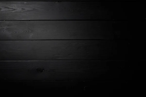 Fondo Legno Nero Texture Nera — Foto Stock