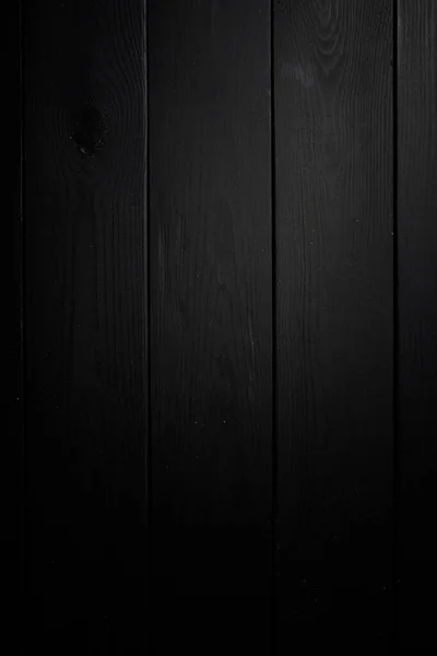 Fondo Legno Nero Texture Nera — Foto Stock