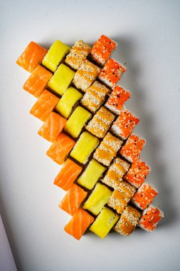 sush set  with soy sauce