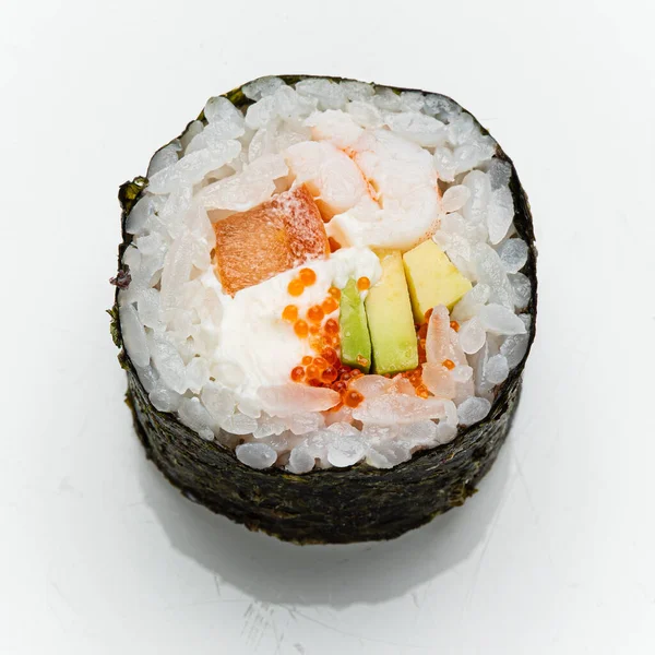 Fresh Sushi White Background — Stock Photo, Image