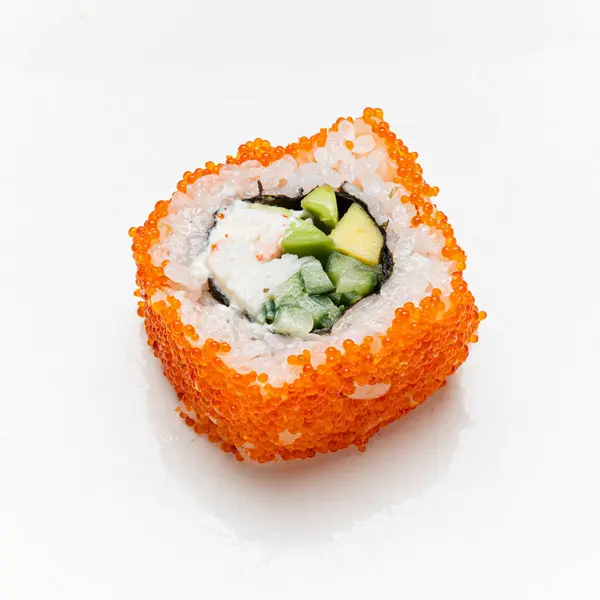 Fresh Sushi White Background — Stock Photo, Image