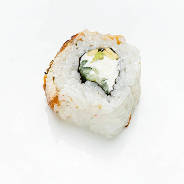 Fresh Sushi White Background — Stock Photo, Image