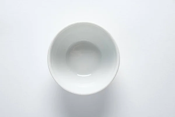 Empty White Plate Light Background — Stock Photo, Image