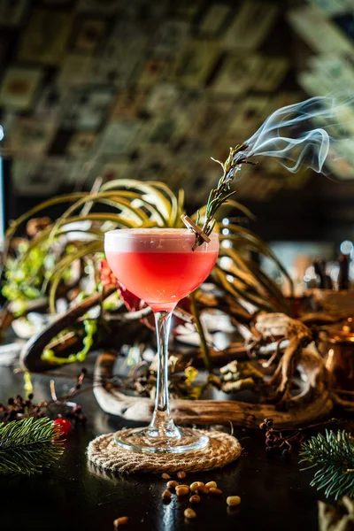 Winter Cocktail Bar — Stock Photo, Image