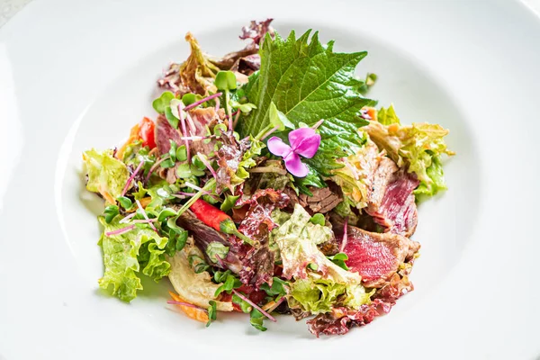 Salade Met Arugula Sla — Stockfoto