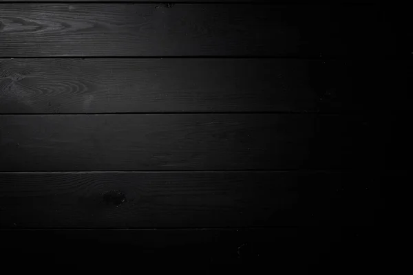 Fondo Legno Nero Texture Nera — Foto Stock