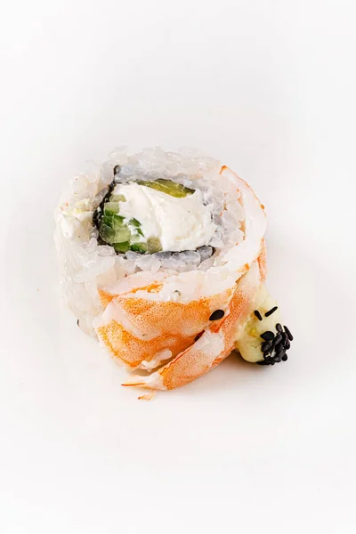 Sushi White Background — Stock Photo, Image
