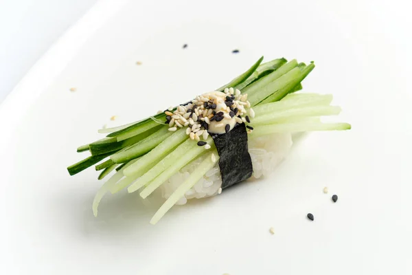 Японская Еда Суши Вблизи — стоковое фото