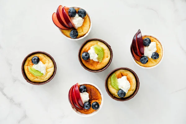 Gâteaux Aux Baies Fruits Frais — Photo
