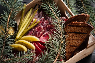 Noel masasında meze