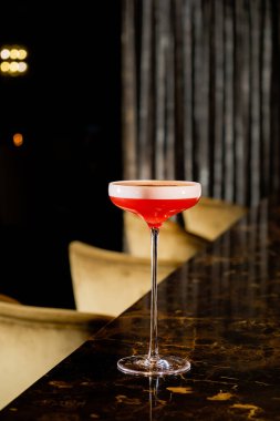 Lezzetli bir kokteyl.