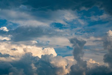 cluodscape gökyüzü arka plan mavi gökyüzü üzerinde