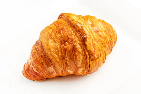 Croissant White Background — Stock Photo, Image