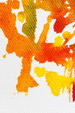 parlak renkler soyut resim çizimi