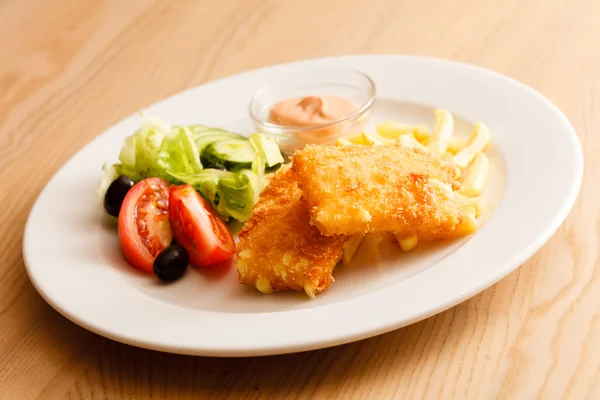 Fried cheese — Stock Photo, Image