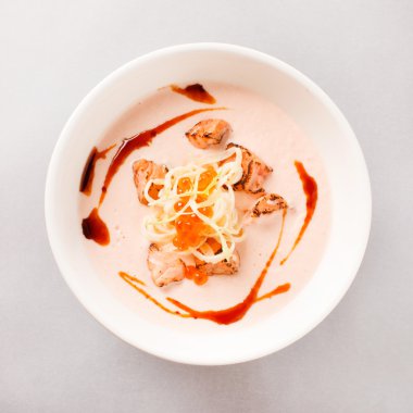 kremalı balık çorbası