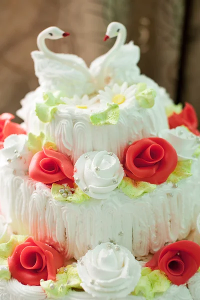 Bolo de casamento — Fotografia de Stock