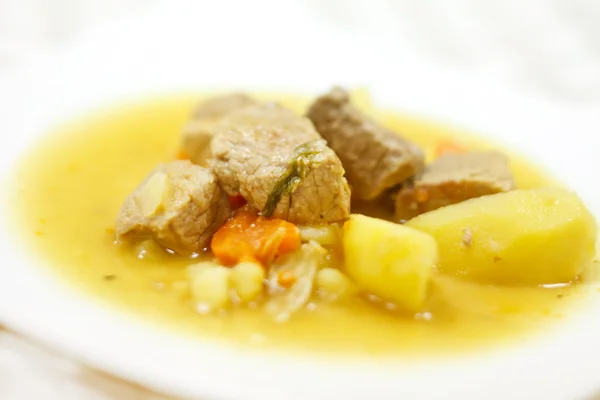 Stew with tender lamb meat — Stock Photo, Image