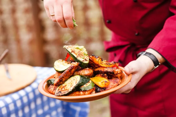 Verduras a la parrilla —  Fotos de Stock