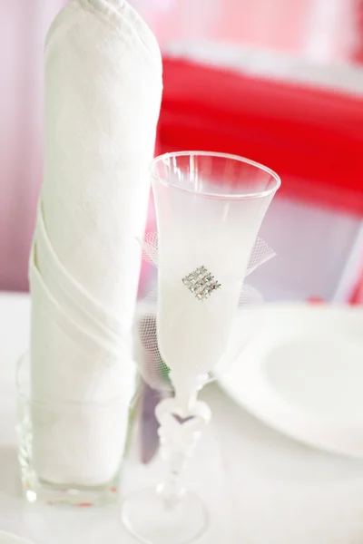 Table set for wedding — Stock Photo, Image