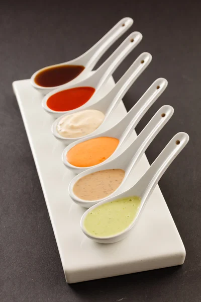 Assorted of sauce — Stock Photo, Image