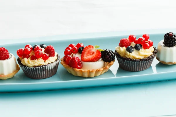 Berries tarts — Stock Photo, Image