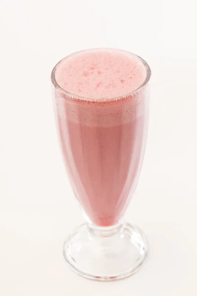 Strawberry milk cocktail — Stock Photo, Image