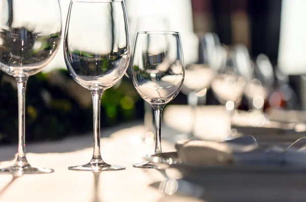 Restaurant table — Stock Photo, Image