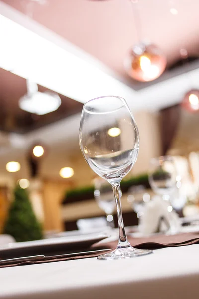 Tables set for meal — Stock Photo, Image