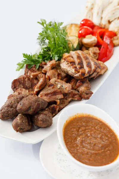 Antipasto di carne — Foto Stock