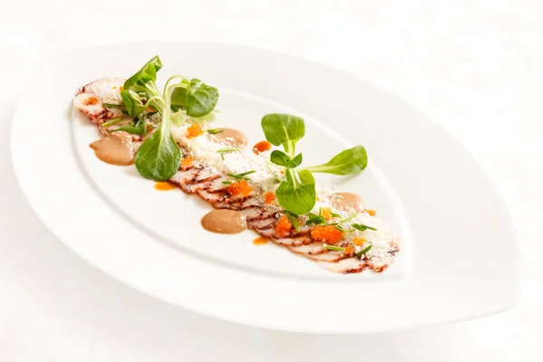 Pulpo carpaccio — Foto de Stock